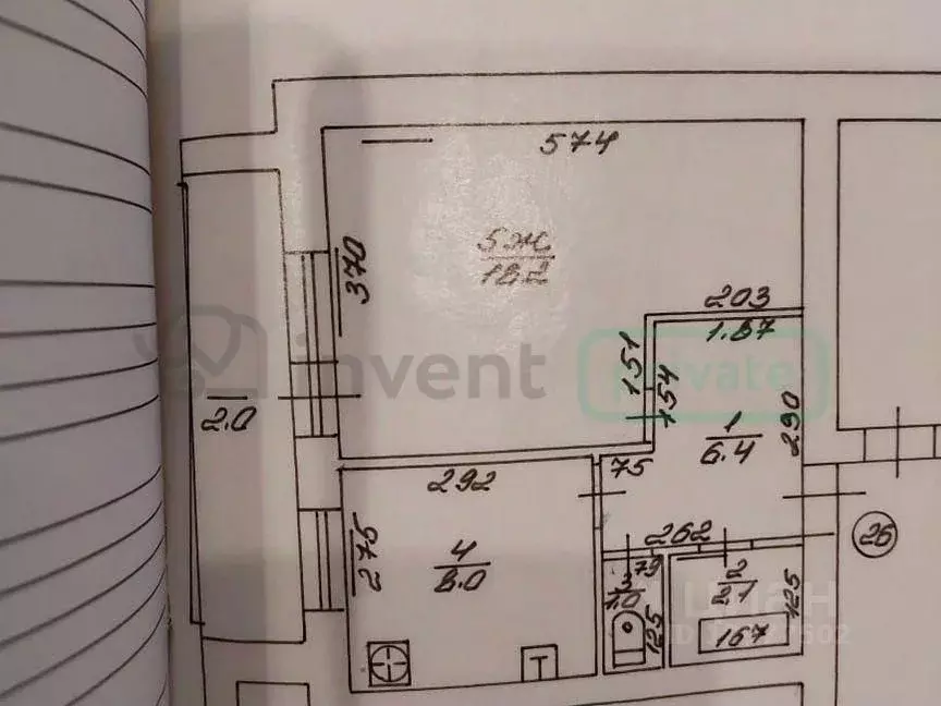 1-к кв. Калининградская область, Калининград ул. Мусоргского, 17 (35.7 ... - Фото 2