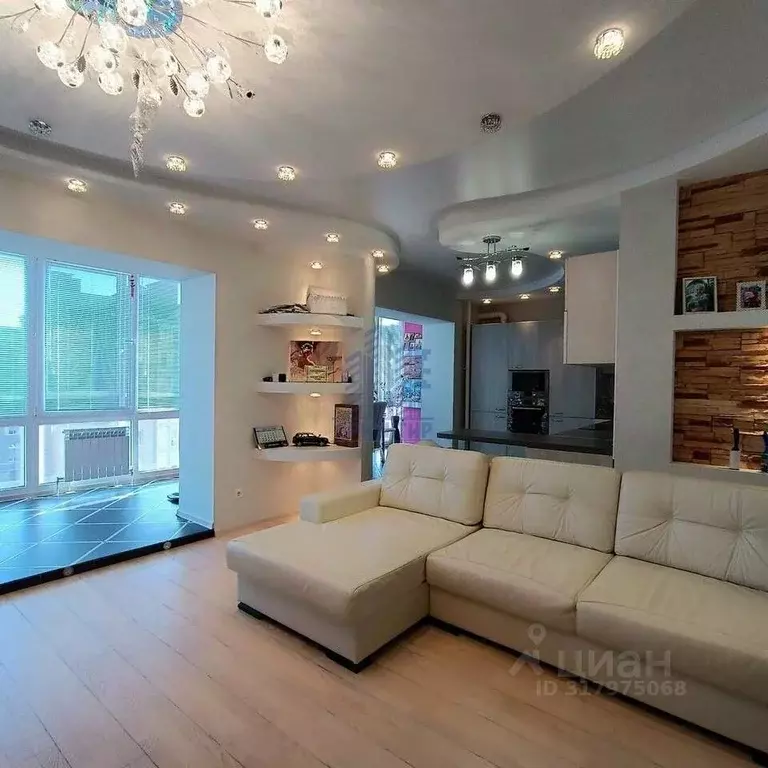 2-к кв. Чувашия, Чебоксары Базарная ул., 10 (81.4 м) - Фото 2