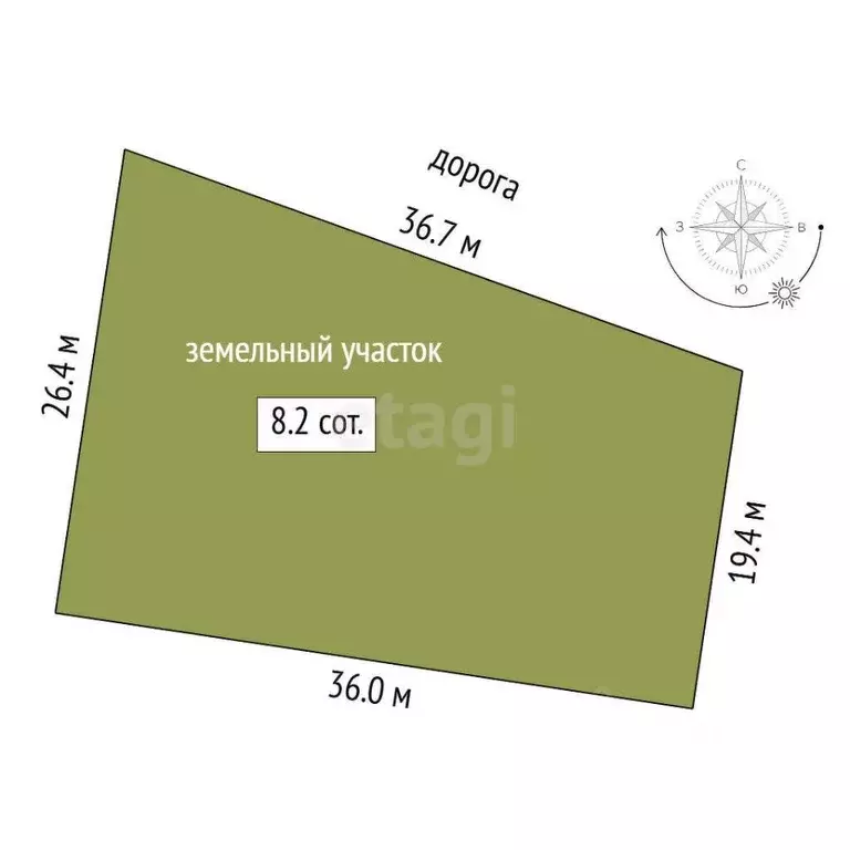 Участок в Тюменская область, Тюмень Лето-Парк кп,  (8.0 сот.) - Фото 2