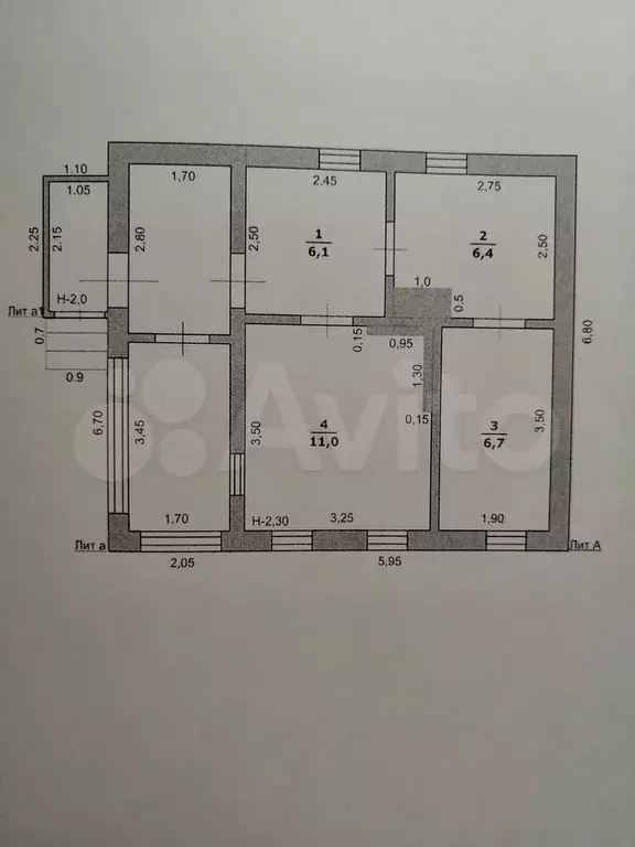 Дом 43,8 м на участке 6,4 сот. - Фото 0