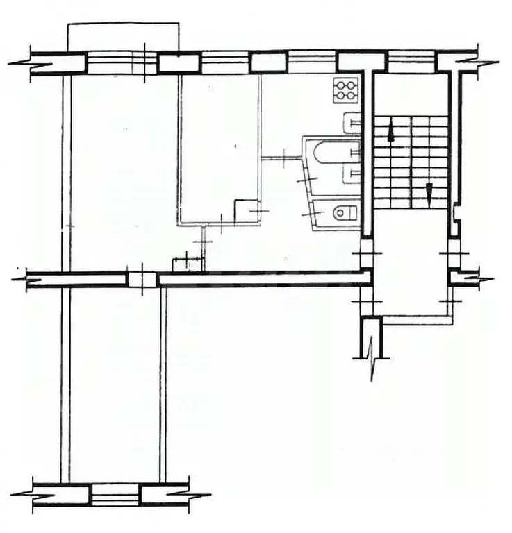 3-к кв. Смоленская область, Рославль 15-й мкр, 19 (58.7 м) - Фото 0