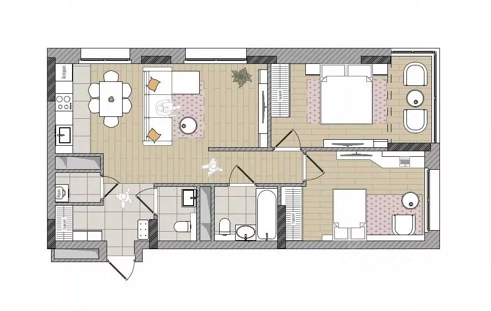 3-к кв. Кировская область, Киров Мелькомбинатовский проезд, 3 (73.4 м) - Фото 1