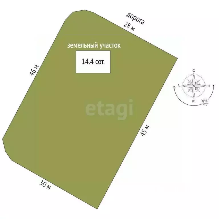 Участок в Тюменская область, Тюменский муниципальный округ, с. Кулига ... - Фото 1