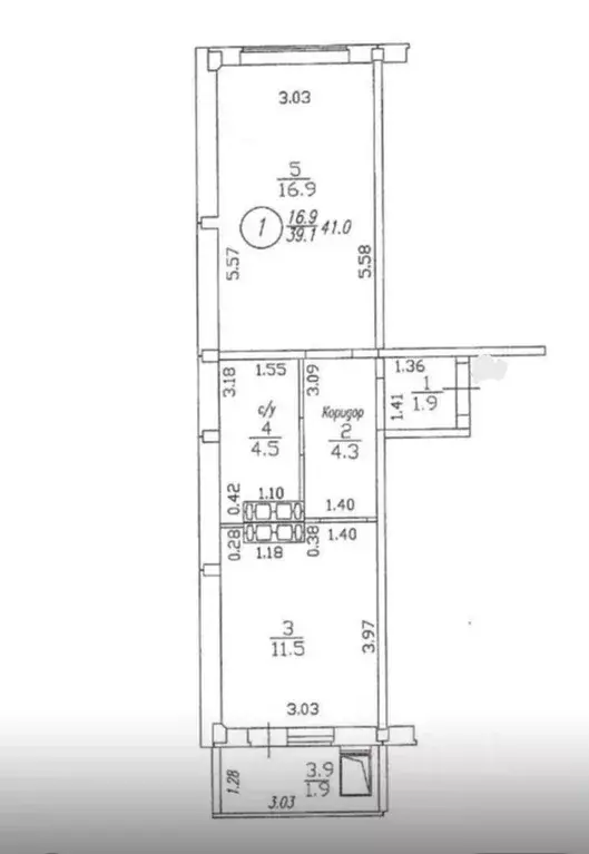 2-к кв. Кировская область, Киров ул. Ивана Попова, 64 (41.0 м) - Фото 0