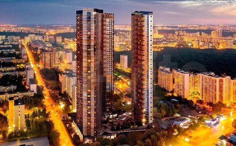 2-к. квартира, 87,6 м, 24/48 эт. - Фото 0