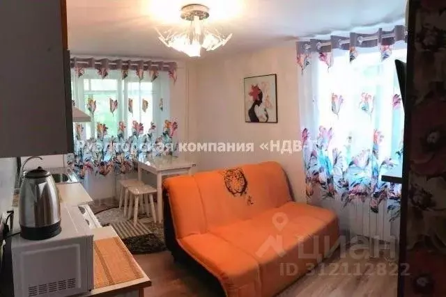 1-к кв. Хабаровский край, Хабаровск Ленинградская ул., 56А (32.0 м) - Фото 0