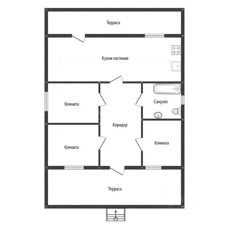 Дом в Башкортостан, Уфа № 38 ОСТ ОАО УМПО КС, 110 (90 м) - Фото 2