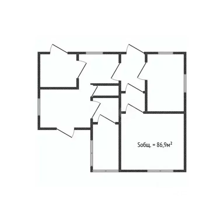 Дом в Брянская область, Трубчевский район, Городецкое с/пос, д. ... - Фото 2