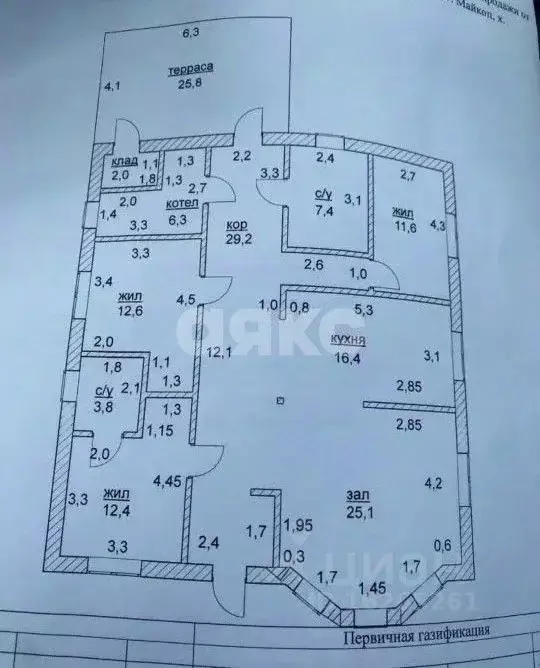 Дом в Адыгея, Майкоп городской округ, Гавердовский хут. пер. ... - Фото 2