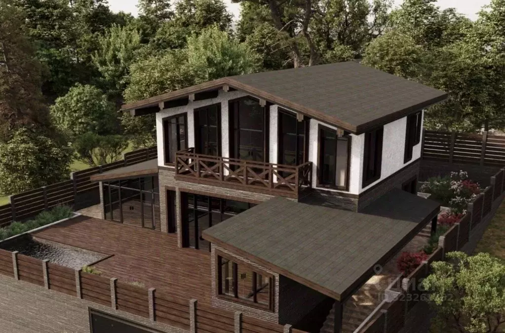 Коттедж в Краснодарский край, Сочи с. Эстосадок, ул. Дубравная (234 м) - Фото 2