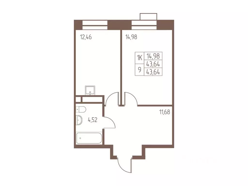 1-к кв. Московская область, Ивантеевка Пушкинский городской округ, ... - Фото 1