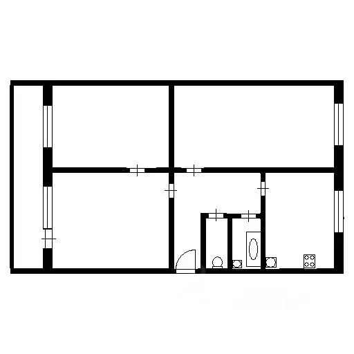 3-к кв. Севастополь ул. Правды, 29 (63.2 м) - Фото 2