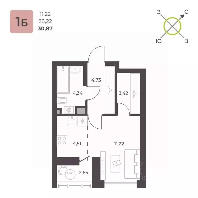 Студия Свердловская область, Екатеринбург ул. Академика Ландау, 34 ... - Фото 1