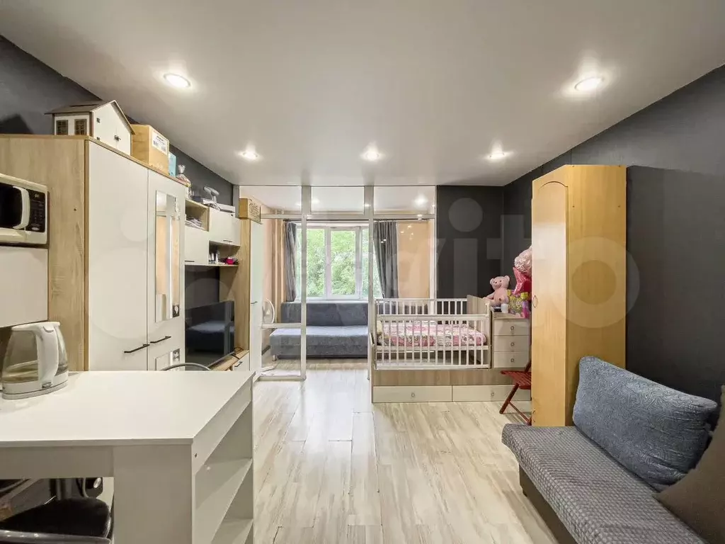 Квартира-студия, 34,1 м, 2/10 эт. - Фото 0