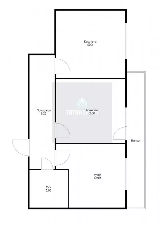 2-комнатная квартира: Краснодар, улица Краеведа Соловьёва, 6к2 (49 м) - Фото 0