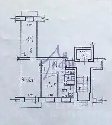3-к кв. Новосибирская область, Новосибирск ул. Вокзальная магистраль, ... - Фото 2