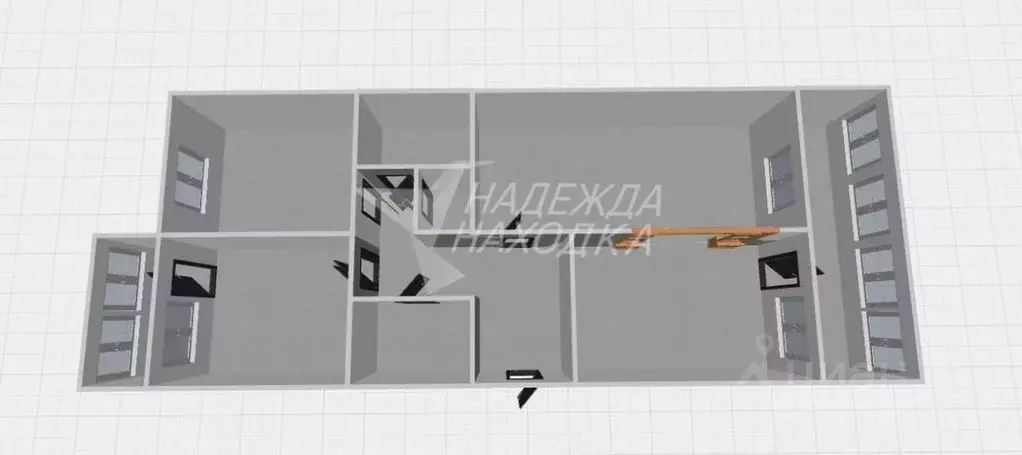 3-к кв. Приморский край, Находка пос. Врангель, ул. Невельского, 5 ... - Фото 2