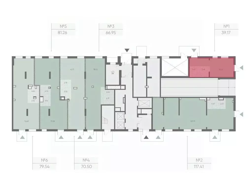 Помещение свободного назначения в Санкт-Петербург Морская миля жилой ... - Фото 2