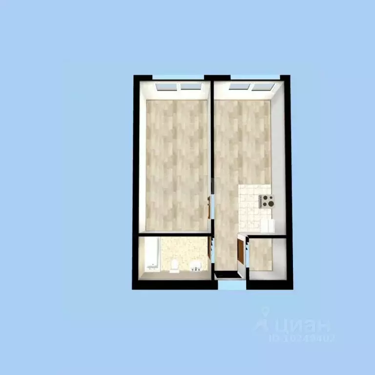 1-к кв. Башкортостан, Уфа ул. Рихарда Зорге, 73/1 (47.1 м) - Фото 1