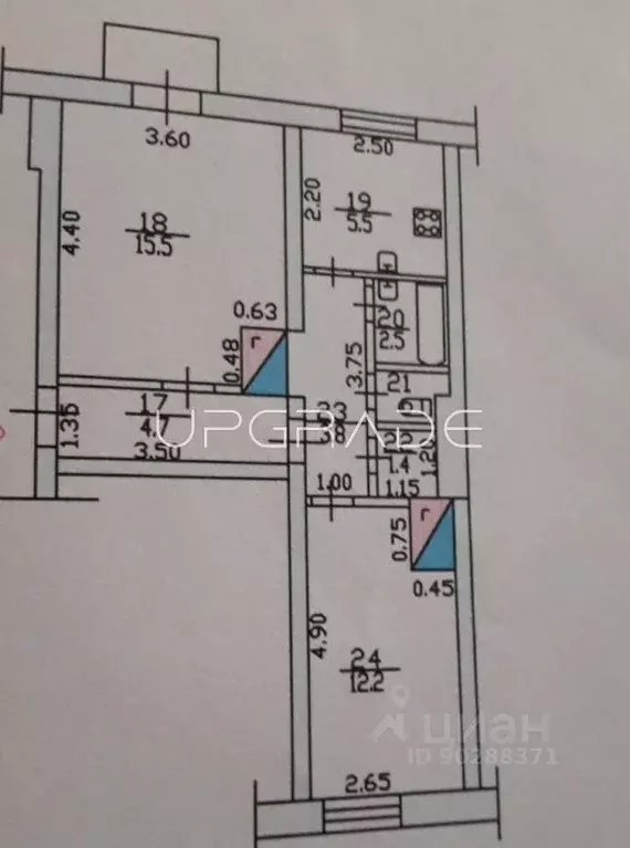 2-к кв. Орловская область, Орел ул. Тургенева, 48 (48.6 м) - Фото 1
