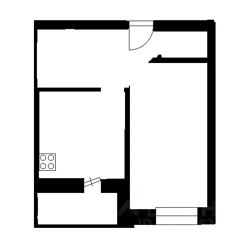 1-к кв. Московская область, Дмитров Луговая ул., 14 (32.0 м) - Фото 2