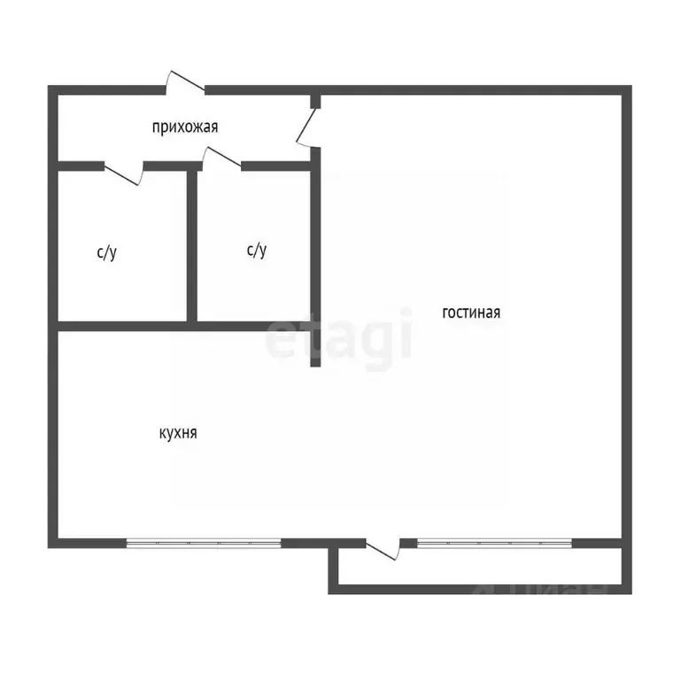 1-к кв. Иркутская область, Ангарск 30-й мкр, 5 (39.6 м) - Фото 1