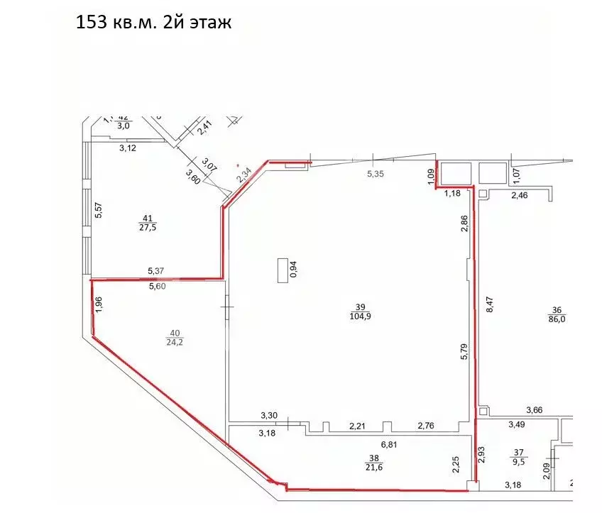 Помещение свободного назначения в Москва Енисейская ул., 19к1 (154 м) - Фото 2