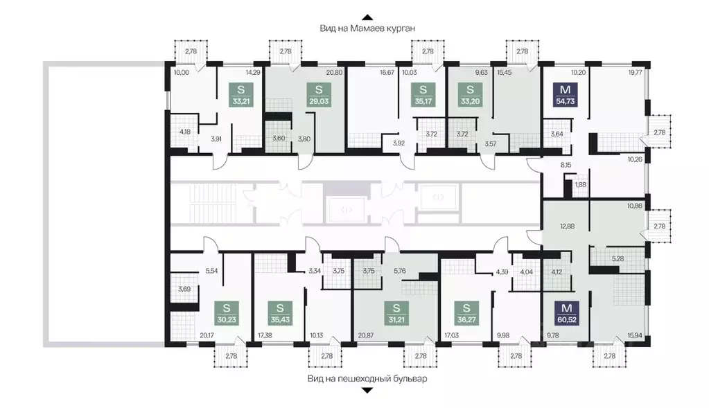 2-к кв. Волгоградская область, Волгоград просп. Имени В.И. Ленина, 59Г ... - Фото 2