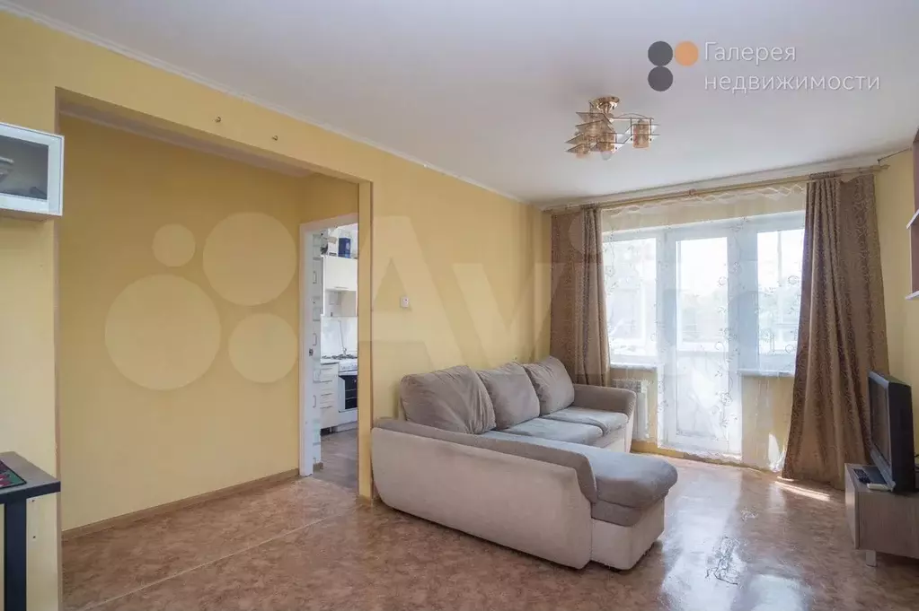 1-к. квартира, 30,6 м, 4/5 эт. - Фото 0