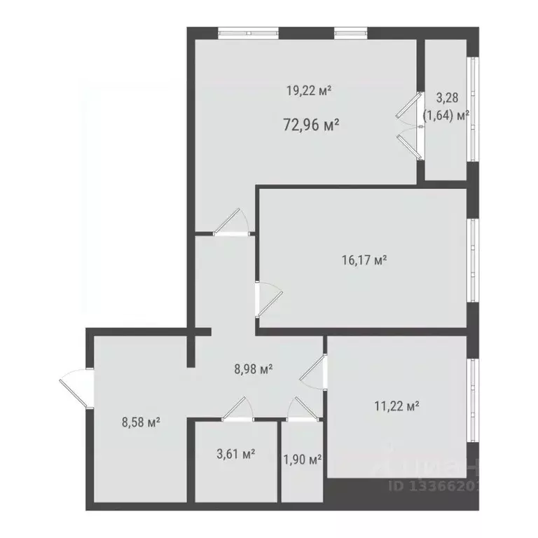 2-к кв. Сахалинская область, Южно-Сахалинск Зеленая Планета на Мира ... - Фото 1