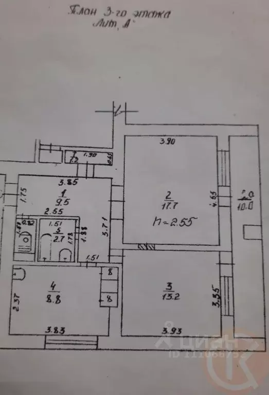 2-к кв. Крым, Раздольное пгт ул. Ленина, 63А (55.0 м) - Фото 1
