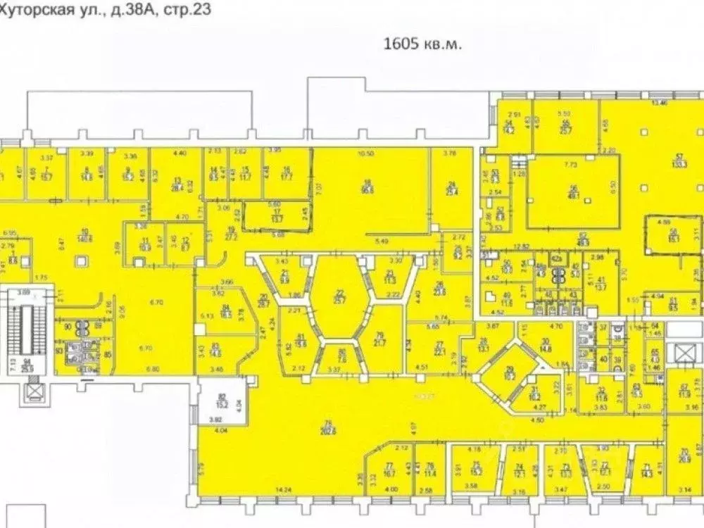 Офис в Москва 2-я Хуторская ул., 38А (1605 м) - Фото 1