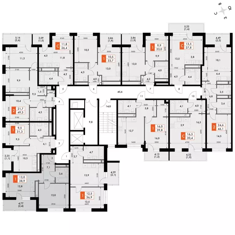 1-комнатная квартира: Зеленодольский район, Октябрьское сельское ... - Фото 1