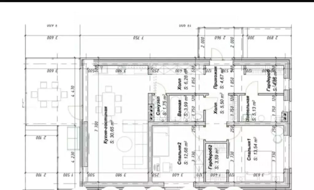 Дом в Татарстан, Лаишевский район, Нармонское с/пос, с. Тетеево  (100 ... - Фото 1