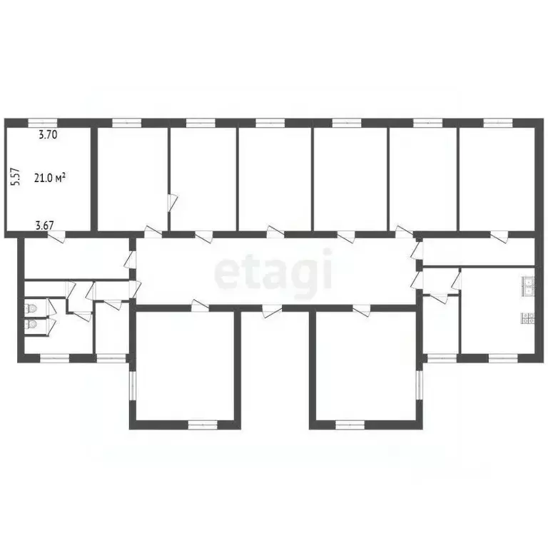 Комната Санкт-Петербург Глазурная ул., 10 (32.0 м) - Фото 1