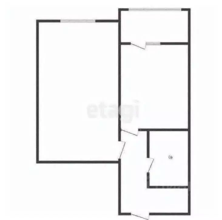 1-к кв. Курская область, Курск ул. Энгельса, 115/5 (36.97 м) - Фото 2