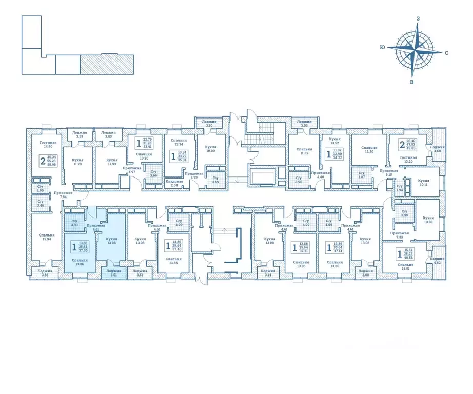 1-к кв. Московская область, Щелково городской округ, Монино пгт ... - Фото 2