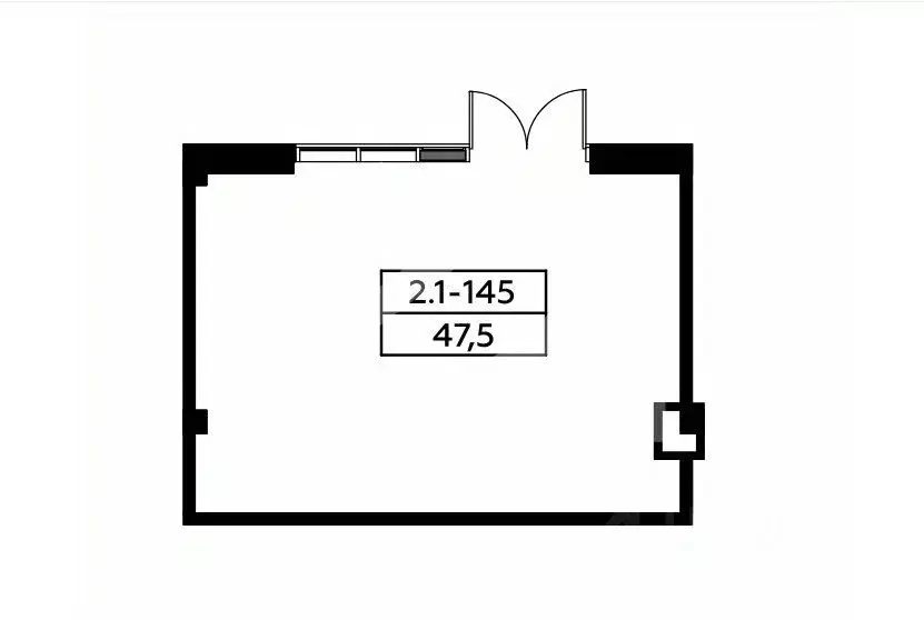 Помещение свободного назначения в Москва БК Прокшино тер., 2 (48 м) - Фото 2