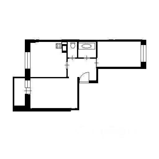 2-к кв. Новосибирская область, Новосибирск ул. Кошурникова, 9 (43.0 м) - Фото 2