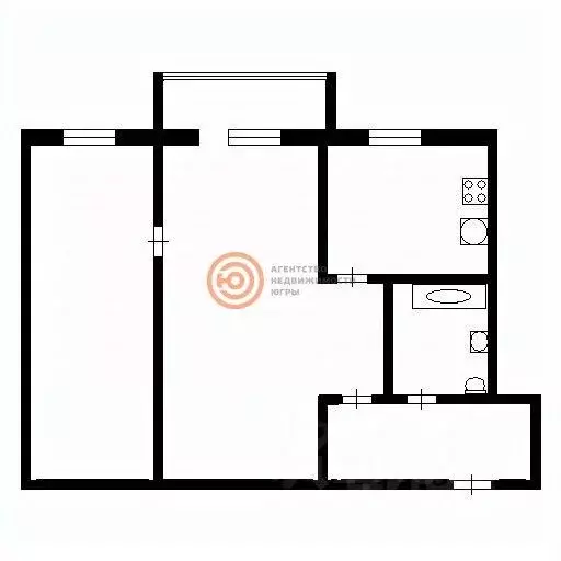 2-к кв. Тюменская область, Тюмень проезд Геологоразведчиков, 40 (44.7 ... - Фото 2