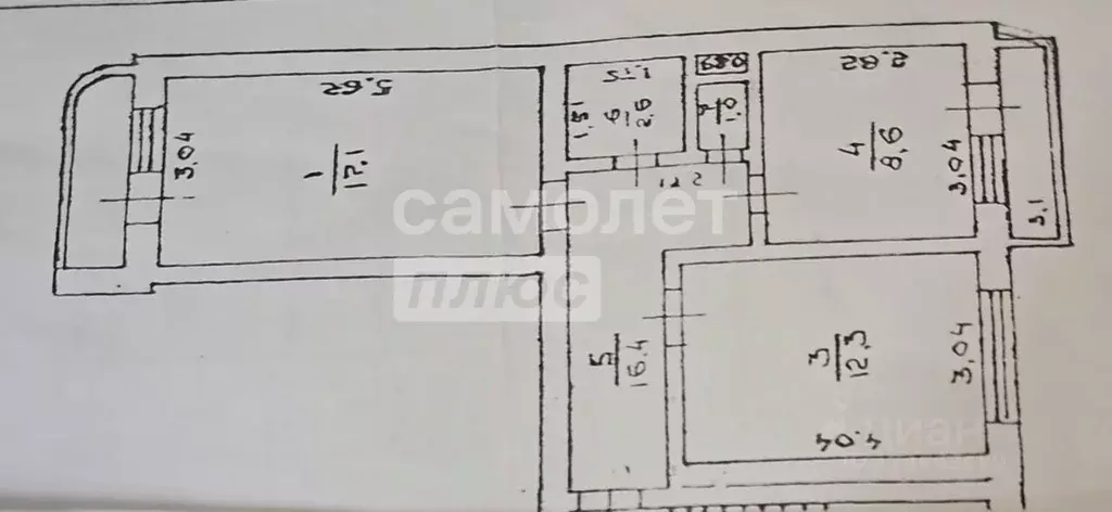 2-к кв. Дагестан, Каспийск просп. Акулиничева, 16 (54.4 м) - Фото 2