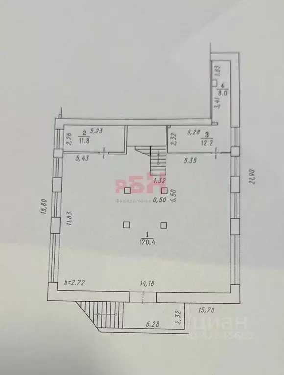 Помещение свободного назначения в Омская область, Омск просп. Мира, 38 ... - Фото 2