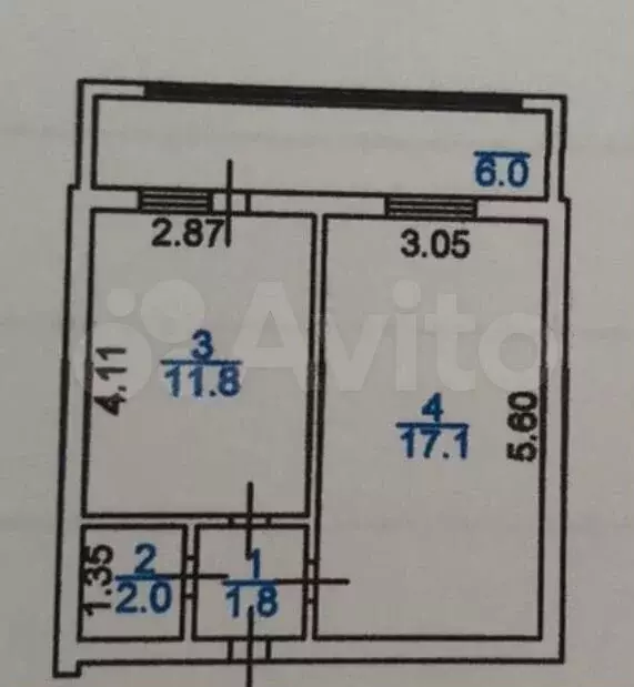 1-к. квартира, 39 м, 9/9 эт. - Фото 0