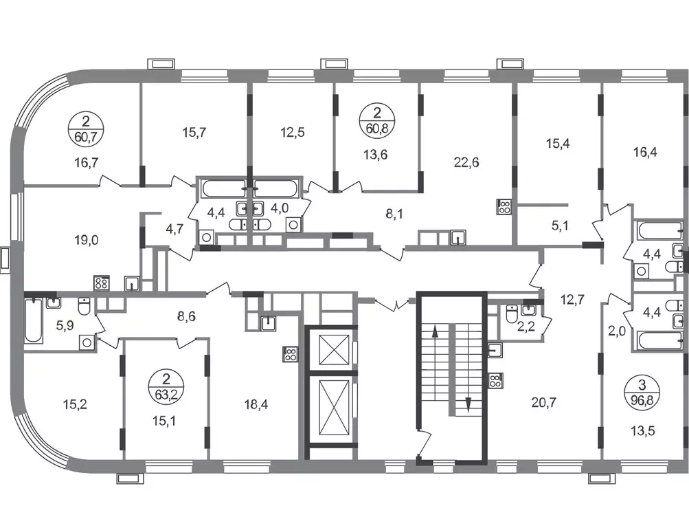 2-к кв. Московская область, Одинцовский городской округ, Заречье пгт ... - Фото 2