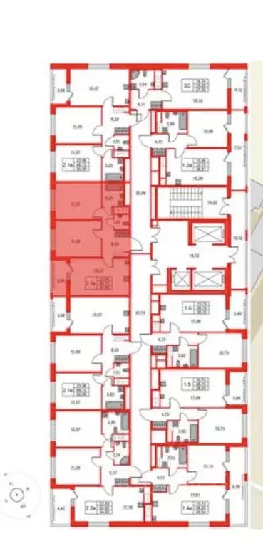 2-к кв. Ленинградская область, Всеволожский район, Свердловское ... - Фото 2