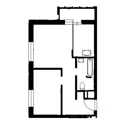 2-к кв. Татарстан, Казань ул. Архитектора Гайнутдинова, 26 (44.0 м) - Фото 2