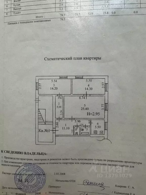 3-к кв. Кабардино-Балкария, Нальчик ул. Бехтерева (79.7 м) - Фото 1