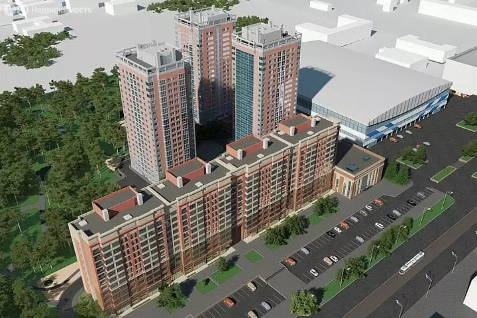 Квартира-студия: Новосибирск, улица Богдана Хмельницкого, 21 (38.6 м) - Фото 1