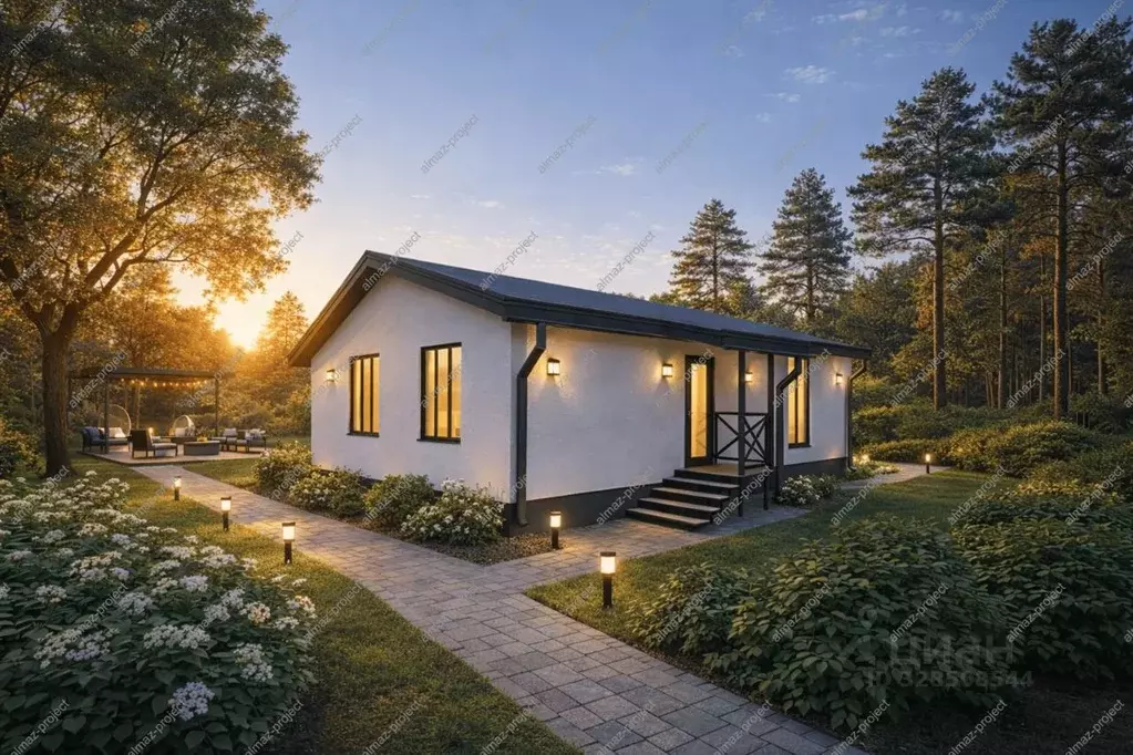 Коттедж в Башкортостан, Уфимский район, Таптыковский сельсовет, д. ... - Фото 1