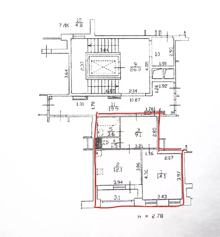 1-к кв. Санкт-Петербург Полтавский проезд, 2 (40.4 м) - Фото 1